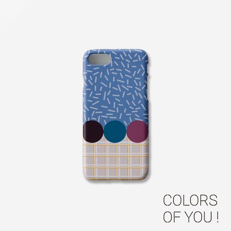 파이브 앤 다임 아이폰 케이스 Blue Cheesecake iPhone Case (작품명 : Colors Of You!)