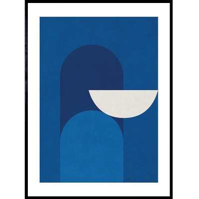 알렉산드라 파파디모리 아트 포스터 Alexandra Papadimouli  - Abstract Blue Art Poster