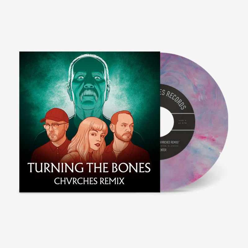 존 카펜터 &amp; 처치스 John Carpenter &amp; Chvrches - Turning The Bones (Chvrches Remix, 7&quot; - Blue &amp; Pink Marble Swirl Vinyl)