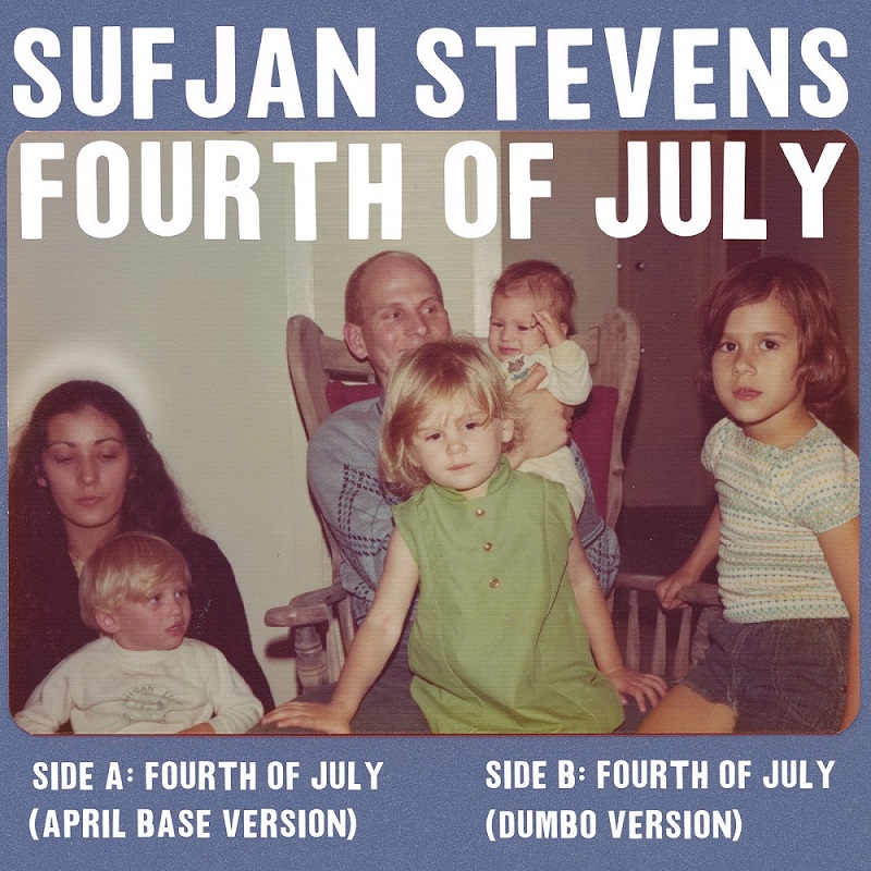 수프얀 스티븐스 Sufjan Stevens - Fourth of July (Opaque Red 7inch Vinyl)